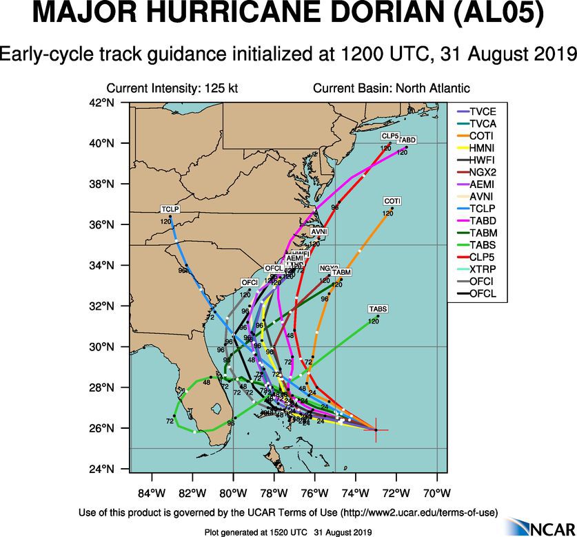 Major Hurricane Dorian (AL05)